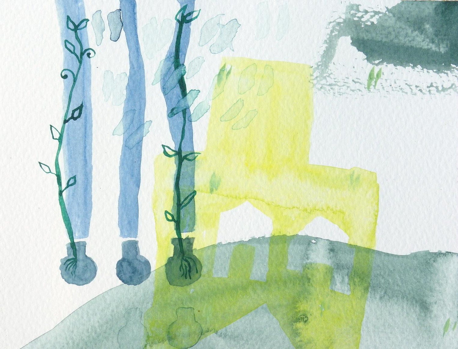 One day or another (original watercolor)