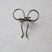 Brass Bow Ear Cartilage Cuff