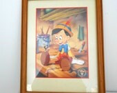 Disney Pinocchio Commemorative Lithograph Wall Art