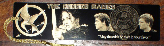 The Hunger Games Bookograph Metal Bookmark