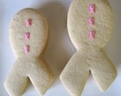 Breast Cancer Awareness Pink Ribbon Tea Cakes 1 Dozen