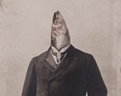 Family Portaits - Uncle Fishman - Digital Collage