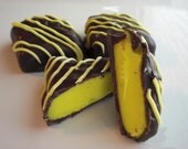 Lemon Cream Truffles with Dark Chocolate