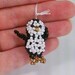 Baby Penguin 3D Beaded Animal Handmade Charm