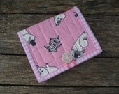 MOOMIN Needle Book Case in pink, white, black