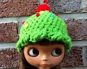 Mint Green Scoop Beanie with Sprinkles