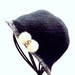 MINK Cloche, CRUELTY FREE, Crochet Hat, Gift for Her, Unique Fiber,  Winter Apparel