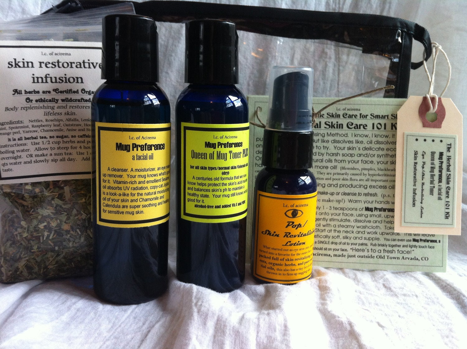 Herbal Skin Care 101 Kit, "Oil Cleansing", Herbalistic Smart Skin Care