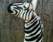 Zebra Finger Puppet