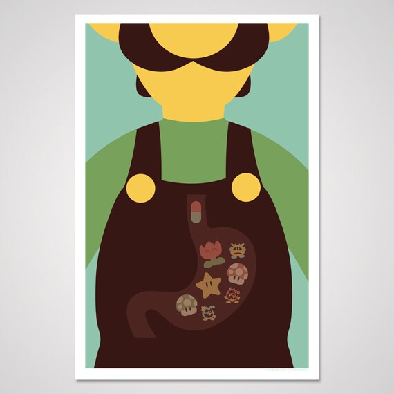 Green Plumber - 12x18 Art Print