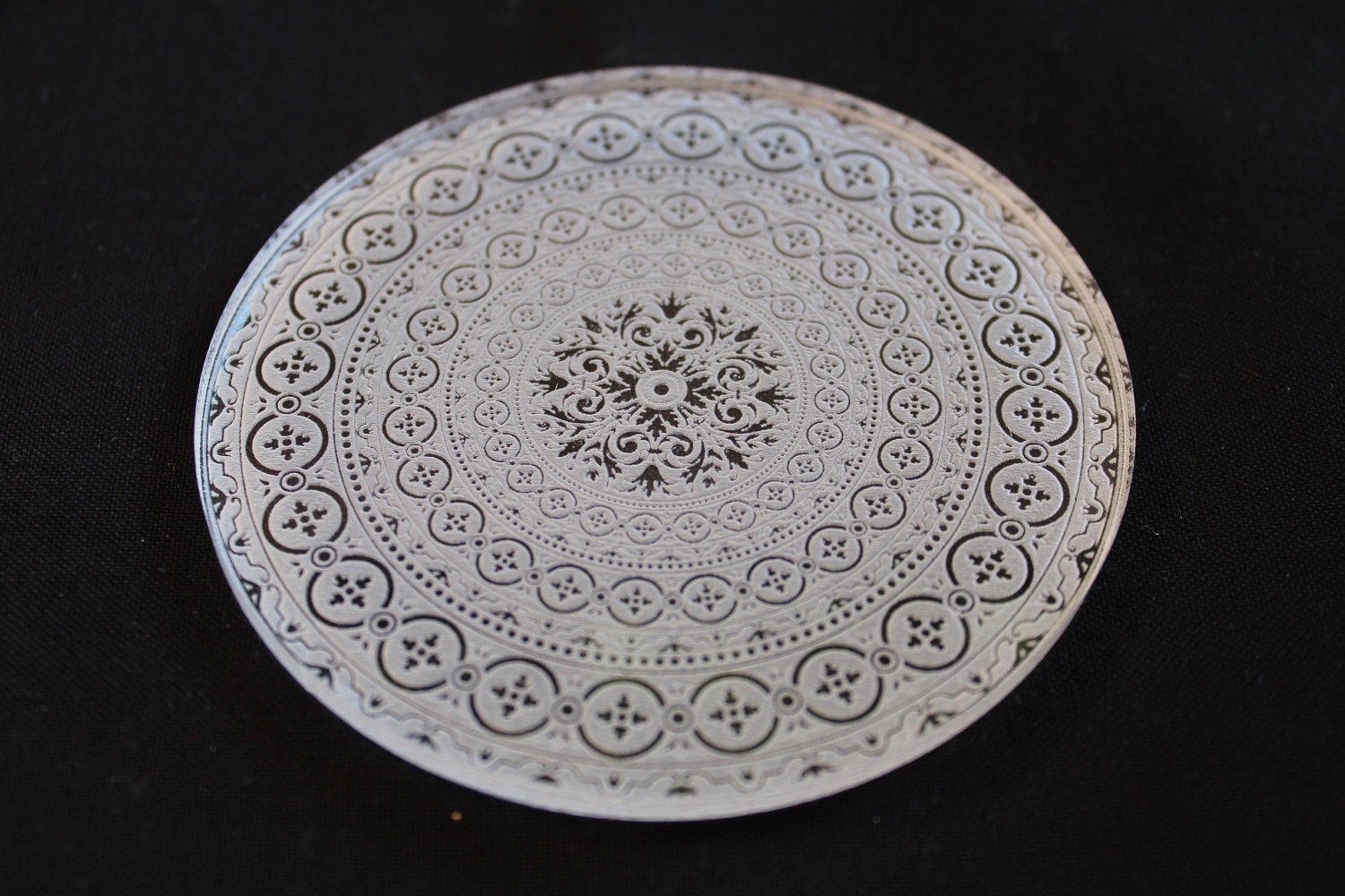 Acrylic engraved Laser cut coasters set of 6 (Victorian)