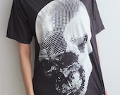 DISCO BALL DEATH Skull Fashion Dance Rock Goth T-Shirt L