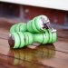 READY TO SHIP - Painted,Distressed, Wooden Pepper Mill and Salt Shaker - Shabby Chic Kitchen Accessory - Antibes Green