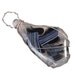 Clearance item Large fused glass wire wrapped pendant