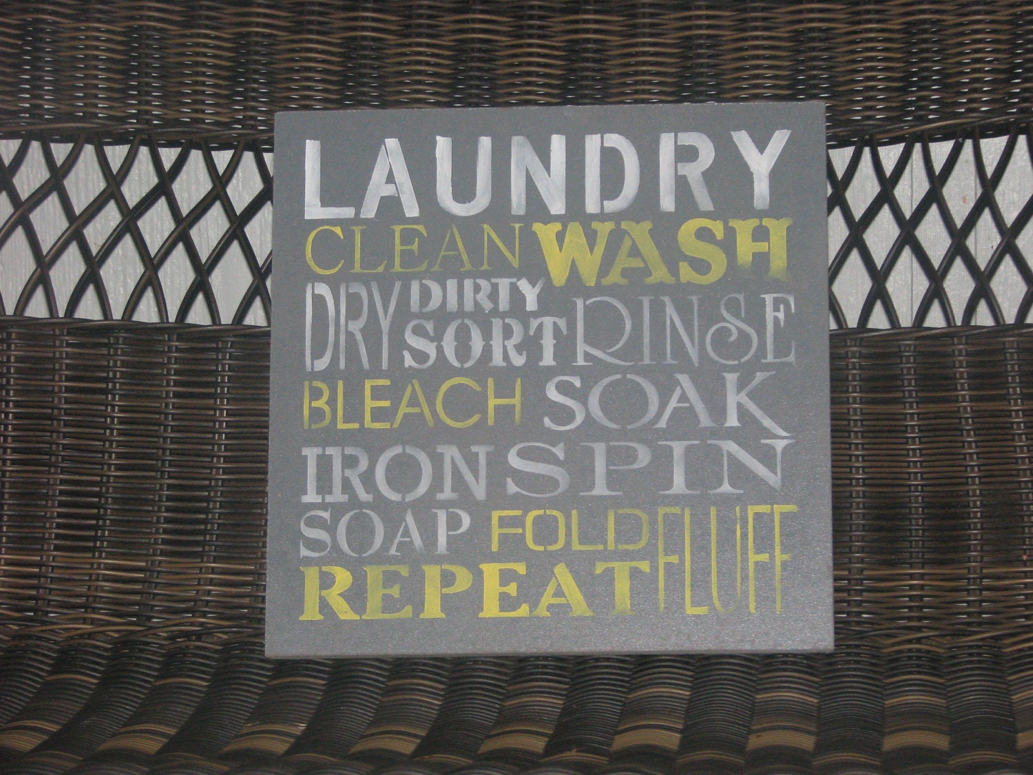 laundry sign