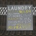 laundry sign