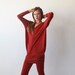 Brick red tunic , Oversize tunic