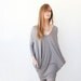 Gray Tunic , Oversize Tunic.