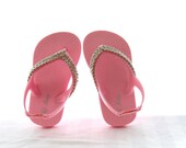 Light Pink Rhinestone Toddler Sandals
