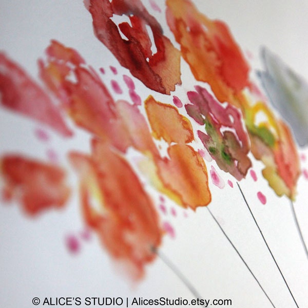 Custom Wedding Guest Book Flowers in a Milk Bottle, Hand-Painted, Thumbprint & Signature Guestbook, Free Gift with Purchase