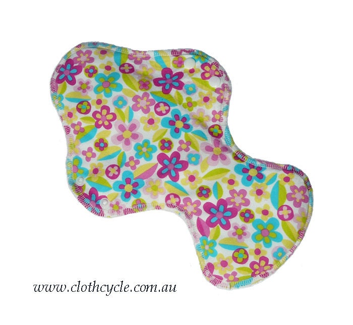 Cloth Menstrual Pad, Heavy absorbancy, Post-partum pad, Organic Bamboo Velour