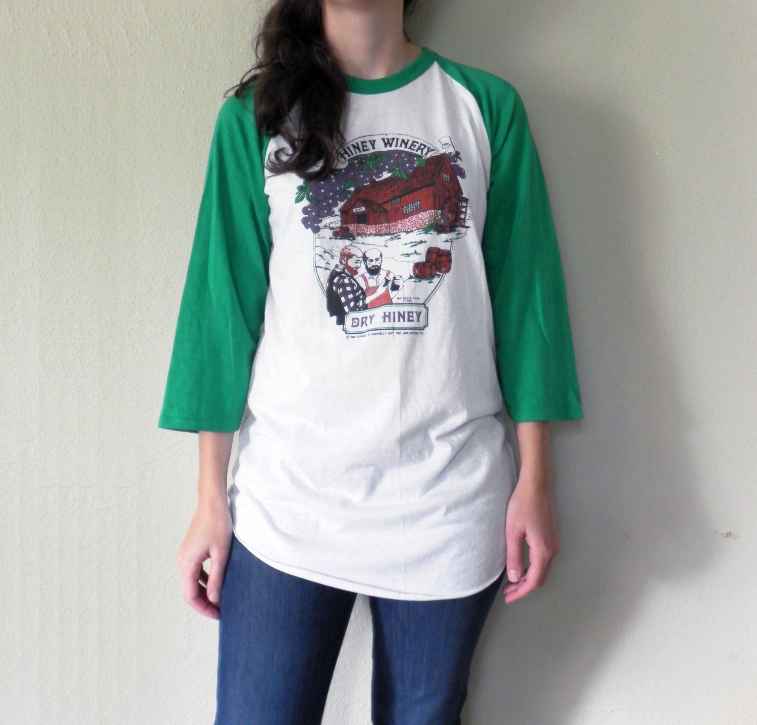 Green Baseball Tee