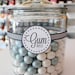 Round Custom Candy Buffet Labels for Wedding or Party - Tags - Signs