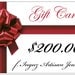200 Dollar Gift Certificate