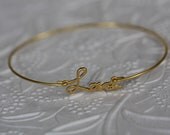 Gold Love Bangle Bracelet