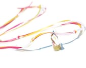Fairy Party Favor Necklace Yellow, Princess Party Favor, Fairy, Fairy Jar, Gold, Autumn