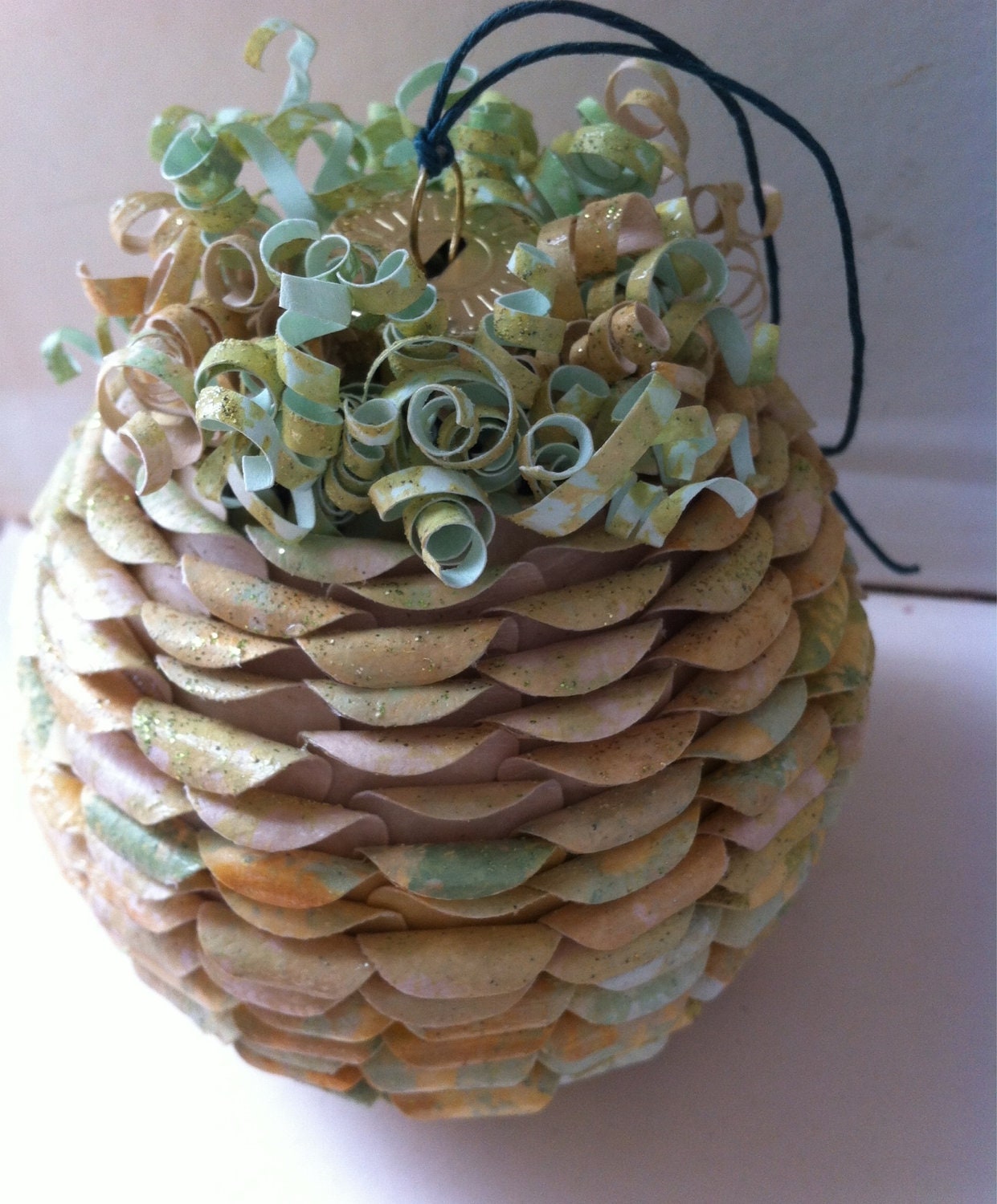 First Anniversary Gift - Folk Home Decor - Decorative Ball - Mothers Day Gift