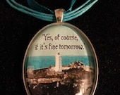 Bookish necklace: To the Lighthouse