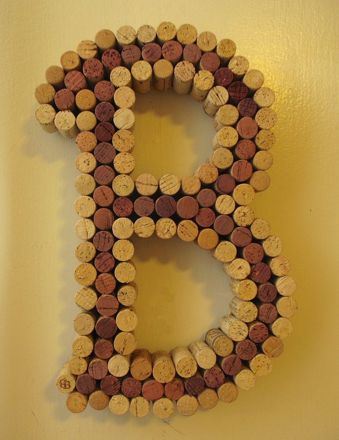 Wine Cork Letter Cork Art - Made to Order