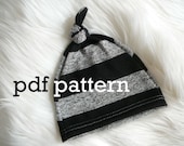 Knot top hat pattern. Two sizes- 0-6months and 6-12 months.  -With permission to sell finished items-