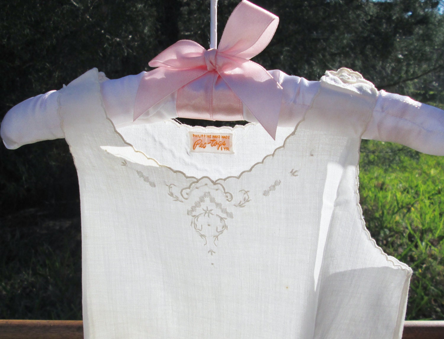 Vintage Baby Dress Slip Cottage Chic Simply Chic Nursery Decor
