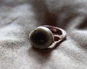 deer antler horn slice jewelry - deer bone ring