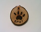 Dog Tag, Pet ID Tag, Cat Tag, Personalize ID, Rustic