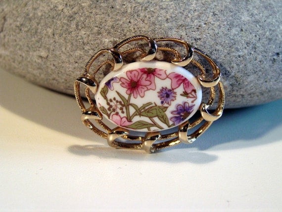 RESERVED for Bonnie Sarah Coventry Floral Brooch