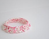 Crochet Love Bracelet - Hot Pink