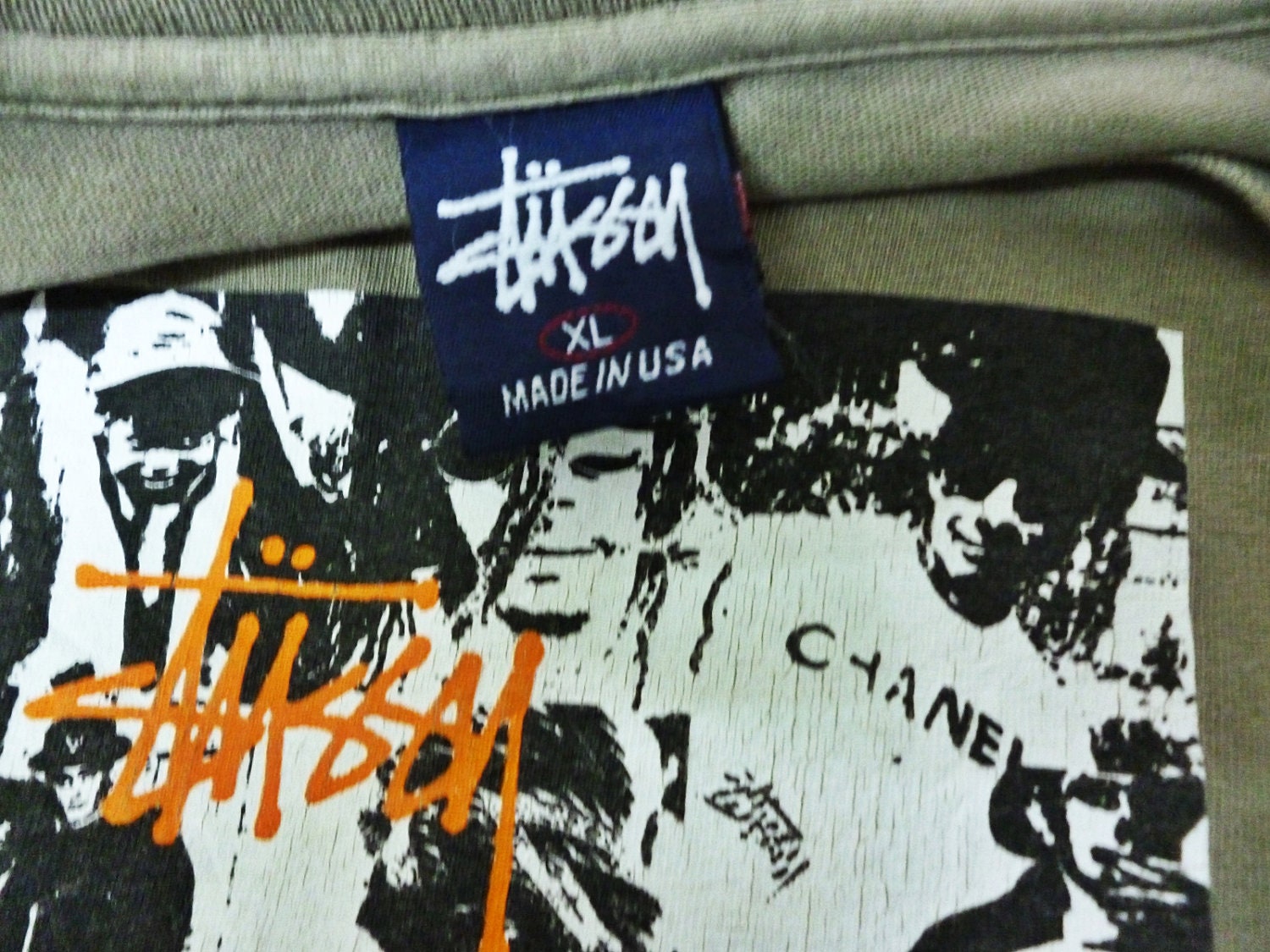 Vintage Stussy hip hop 90s t-shirt nyc stussy crew old skool made in usa tee
