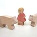 Goldilocks and the Three Bears, Wooden Toy Animals