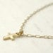 Tiny gold cross necklace - gold filled chain - simple dainty jewelry