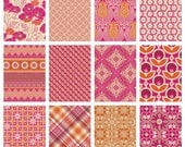 Notting Hill by Joel Dewberry - Fat Quarter Bundle - Magenta Colorway
