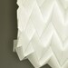 Bell: Origami Paper Lamp Shade / Lantern - White