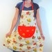 Vintage Strawberry Apron