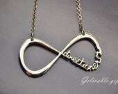 One Direction 1D Necklace,Directioner Directioner Infinity Necklace, INFINITY FOREVER DIRECTIONER
