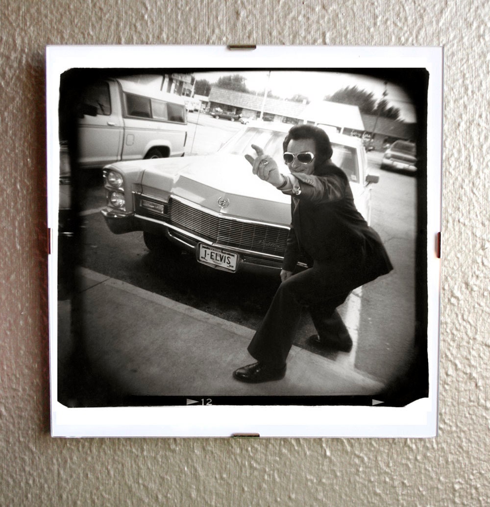 framed 8x8 Holga photo
