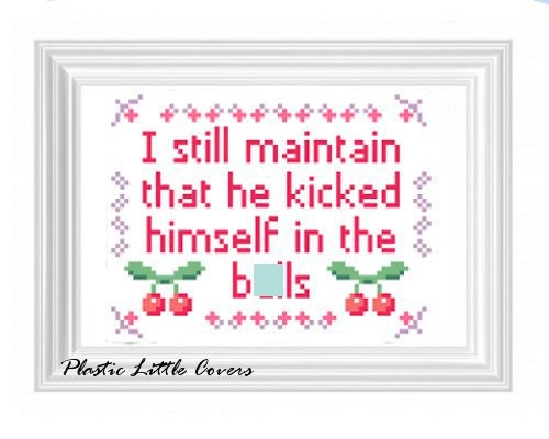 Cross Stitch Pattern - 10 Things I Hate About You Quote.