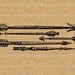 Arrows 124 Bow Hunger Games Archery Fletcher Shoot Target Vintage Digital Clip Art Arrowhead Hunt Pierce Aim Robin Hood