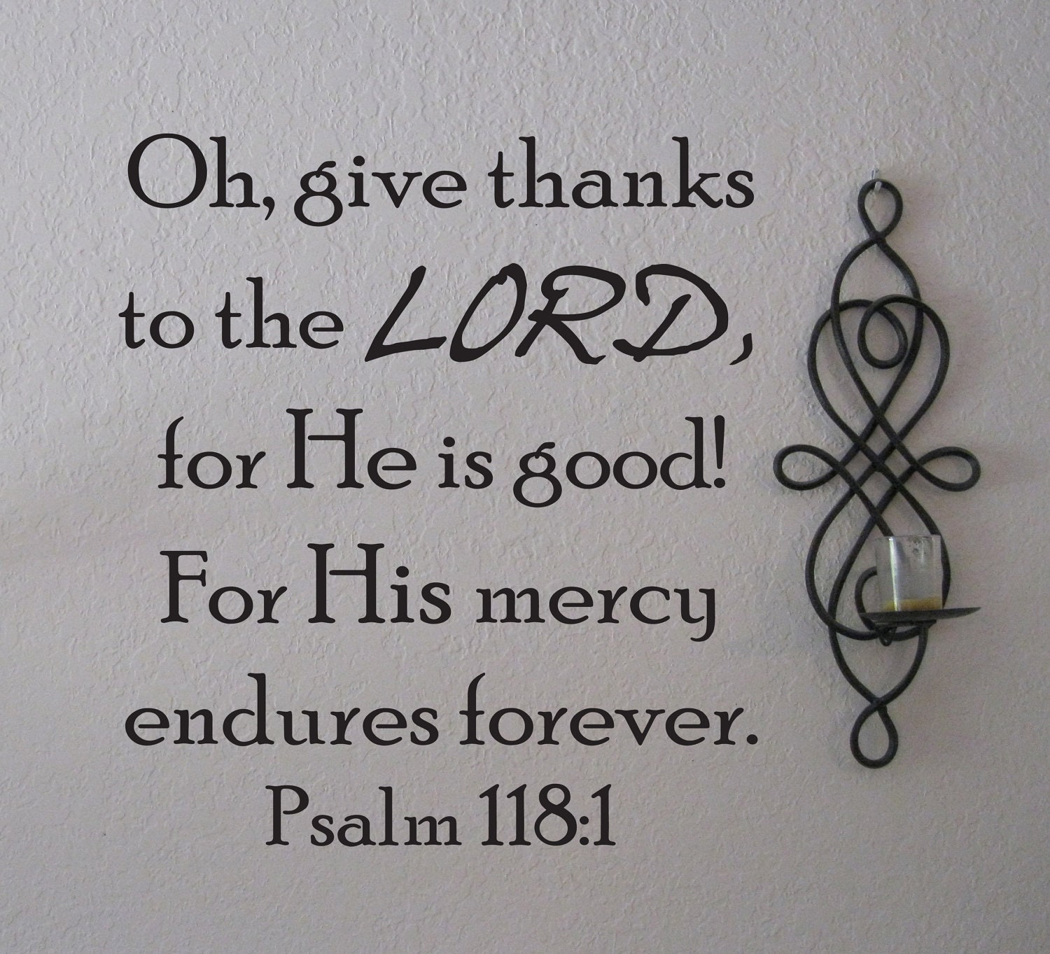 Oh Give Thanks To The Lord